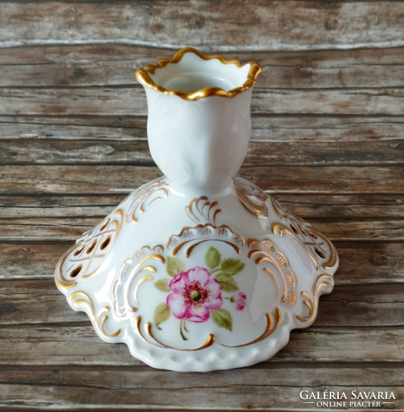 Beautiful Art Nouveau lindner w.Germany porcelain candle holder