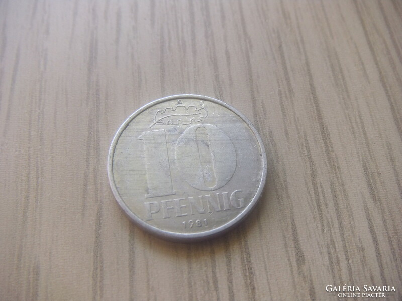 10   Pfennig   1981   (  A  )    Németország