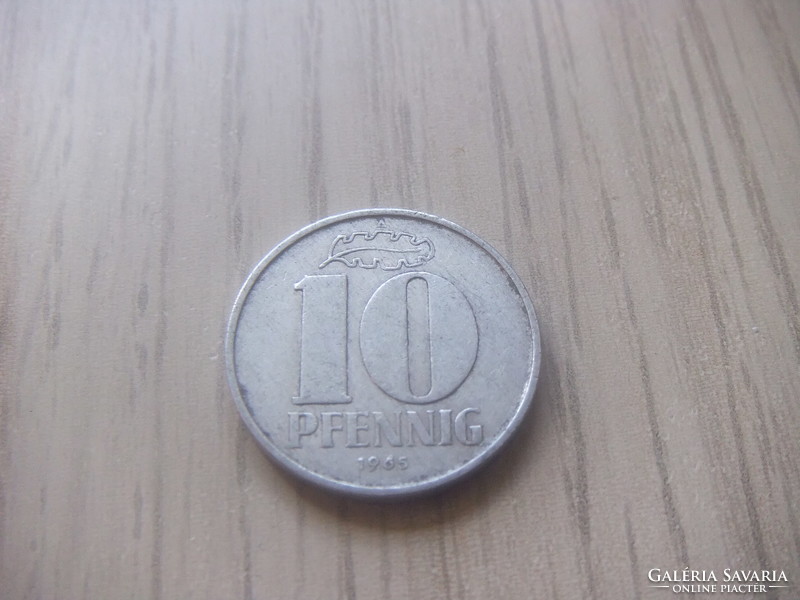 10   Pfennig   1965   (  A  )    Németország