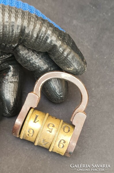 Antique French combination lock