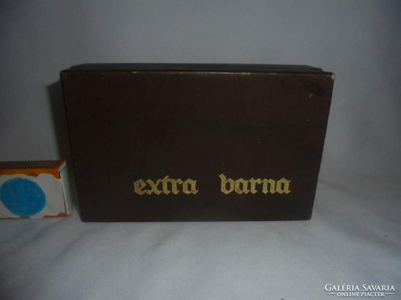 Extra Barna bonbonos, csokis, desszertes doboz - 1974