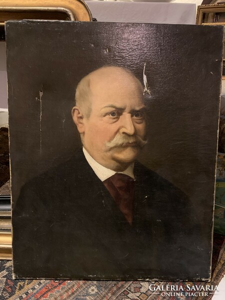 Régi férfi portré 19. század