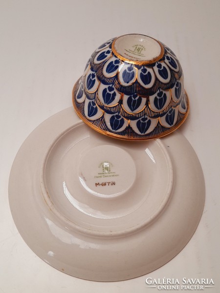 Régi Sumerbank török porcelán csésze és alj