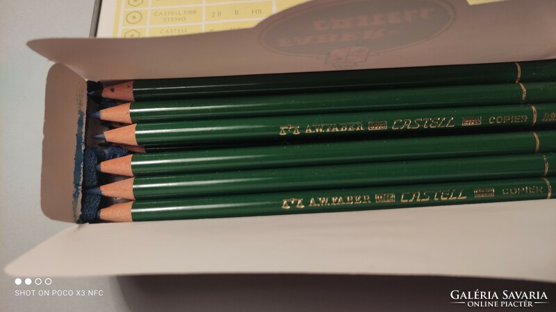 12 original Faber Castell pencils in a box