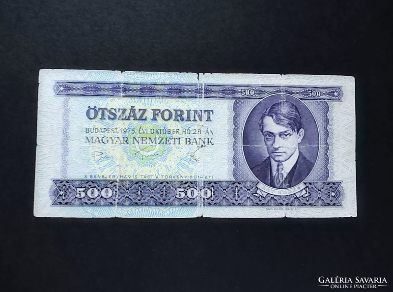 500 Forint 1975, G+