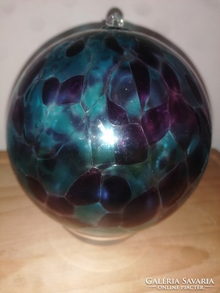 Large glass Christmas ball (diameter 15cm)