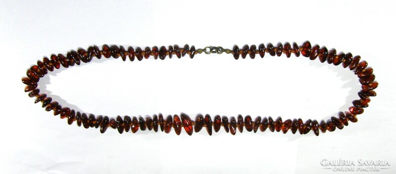 Amber necklace - 61 cm