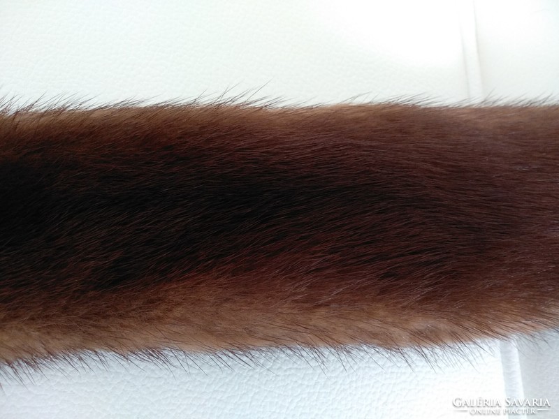 Mink collar, scarf 135 cm, dreamy, soft and fluffy