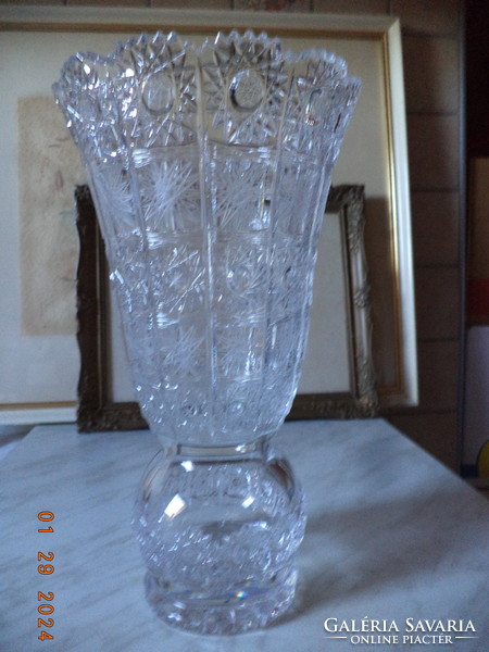 Csodás ólomkristály váza ! 3!5