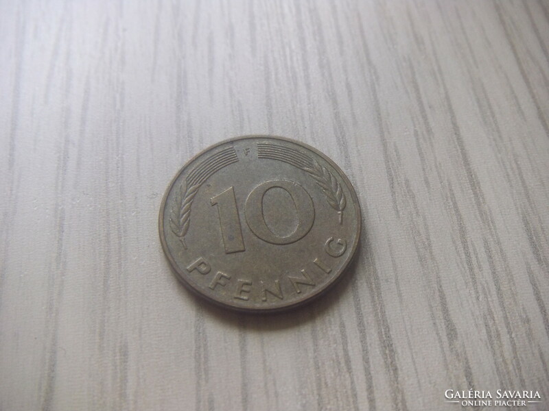 10   Pfennig   1986   (  F  )    Németország