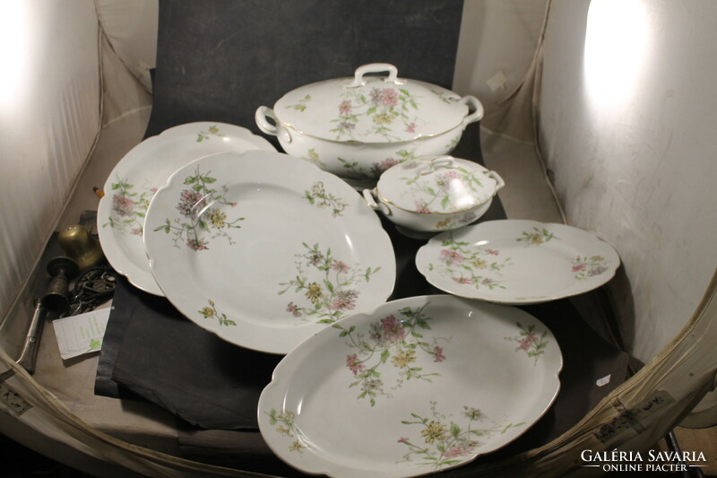 Antique flower dinner set 541