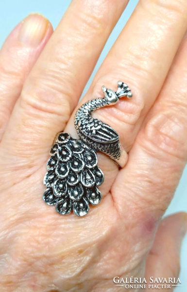 Peacock stainless steel ring (stainless steel) 282
