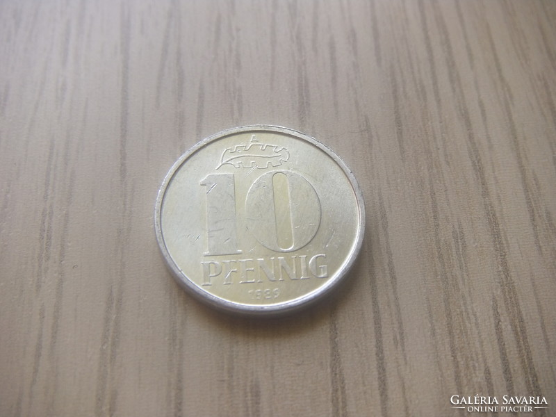 10   Pfennig   1989   (  A  )    Németország