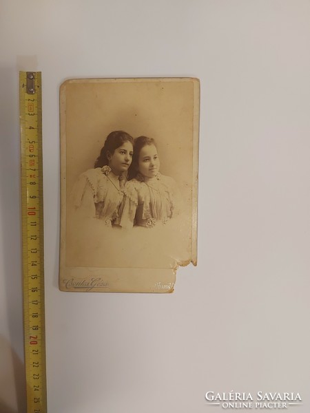 Antique photo, truncated gauze, Marosvásárhely