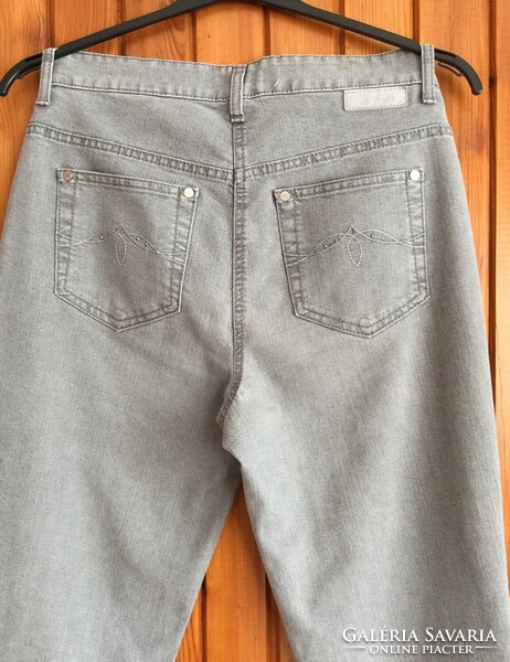 Mac melanie glamor trop 40/32 gray stretch denim pants in new condition for sale!