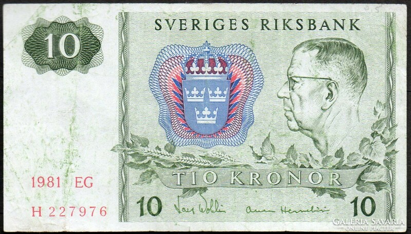 D - 013 -  Külföldi bankjegyek: 1981 Svédország 20 korona