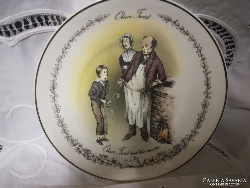 Dickens porcelán tányér sorozat, gyűjthető darabok