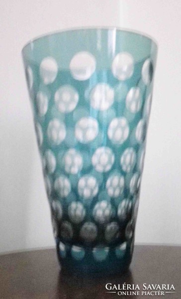 Interesting old Czech vase