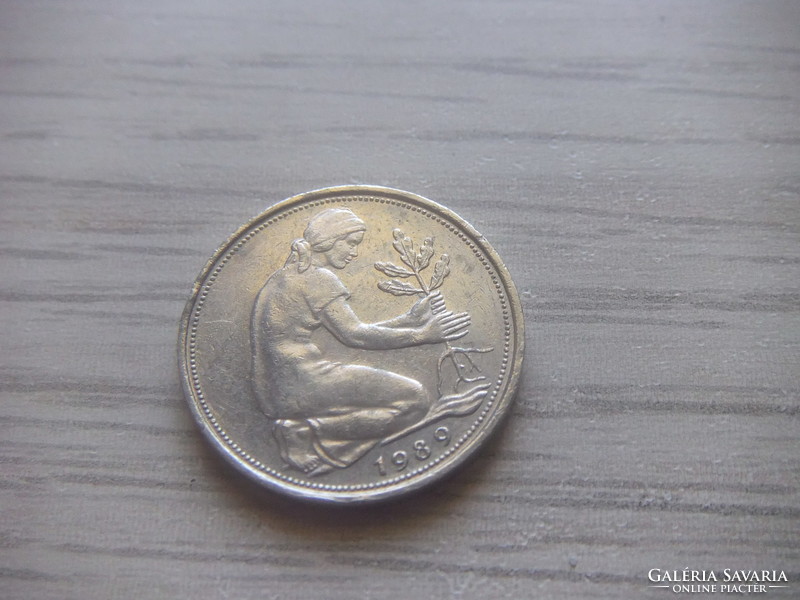 50   Pfennig   1989   (  G  )    Németország