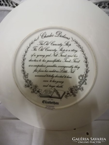 Dickens porcelán tányér sorozat, gyűjthető darabok