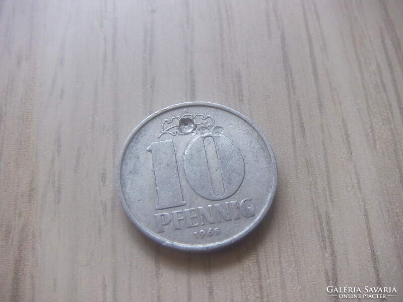 10   Pfennig   1965   (  A  )    Németország