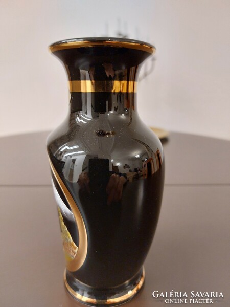 The art oh chokin 24k gold Japanese vase for sale