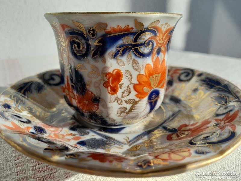 ALT WIEN biedermeyer gyűjtői csésze és alj, 1849-ből, hibátlan szett!