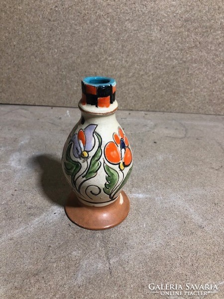 Wolf ceramic vase, size 15 cm, perfect piece. 2052
