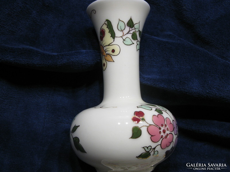 Zsolnay flower vase, coaster with small plate