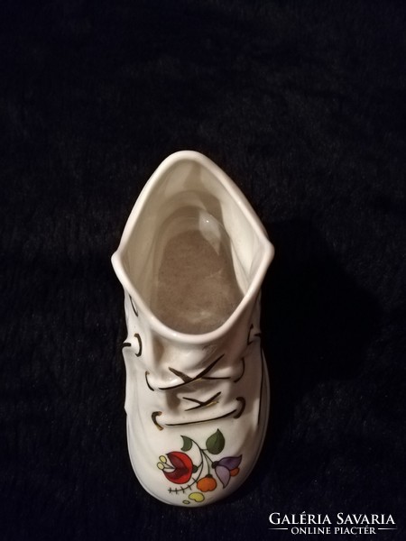 Kalocsai porcelán cipő
