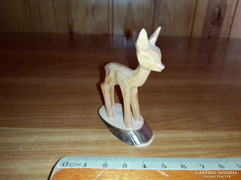 Visegrád hand-carved deer ornament deer figurine