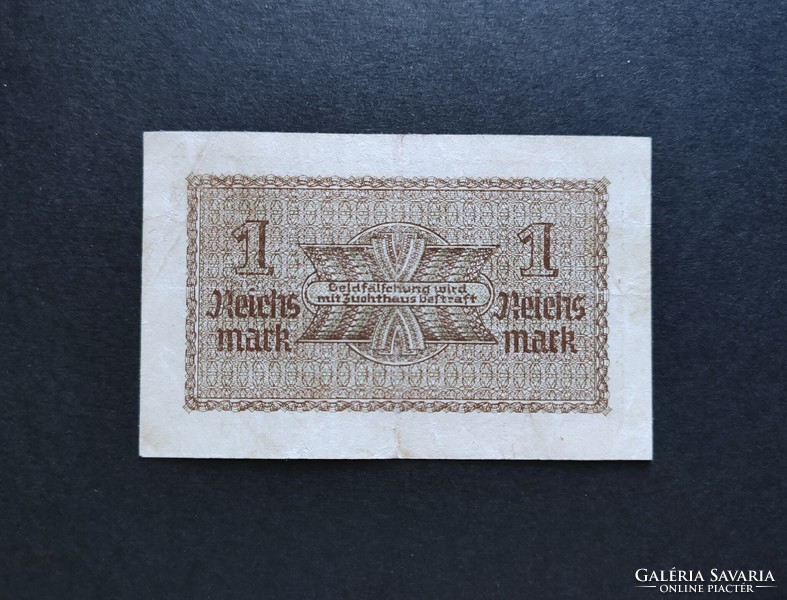 Ritka! Németország 1 Reichsmark / Márka 1940, VF+ (II.)