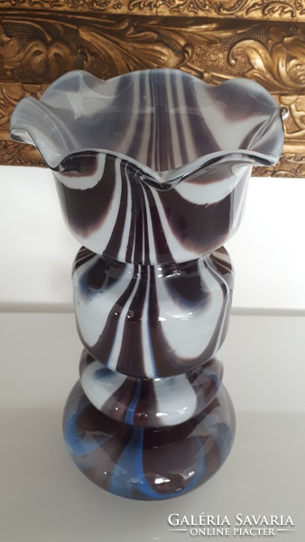 Murano artistic blown glass vase 25.5 Cm