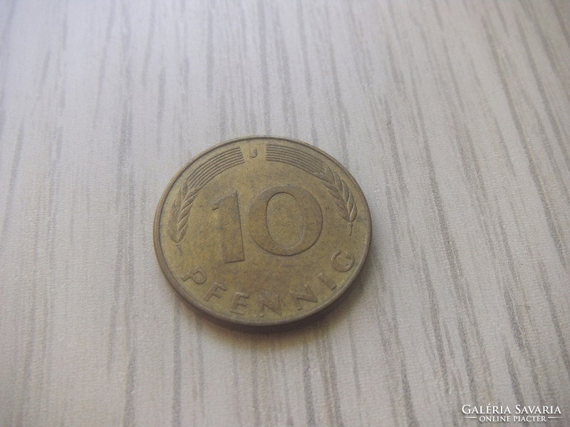 10   Pfennig   1981   (  J  )    Németország