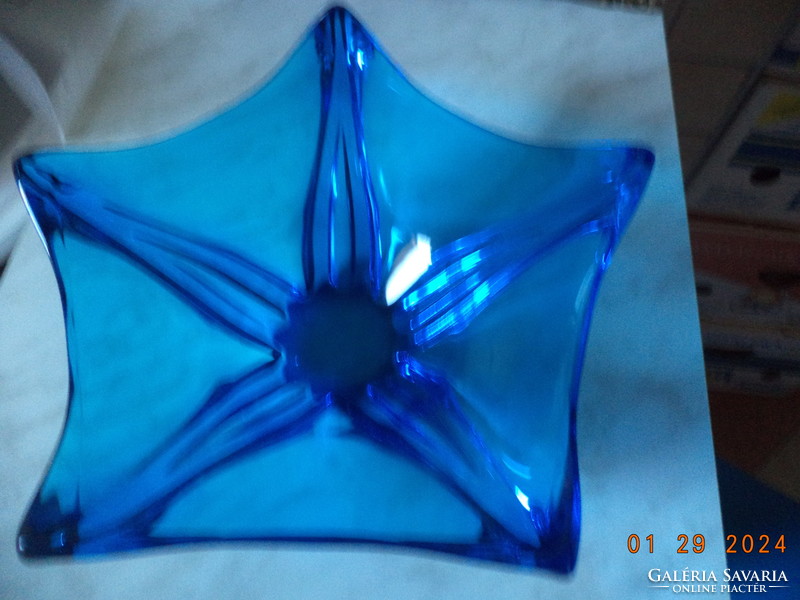 Blue blown glass centerpiece! 5.