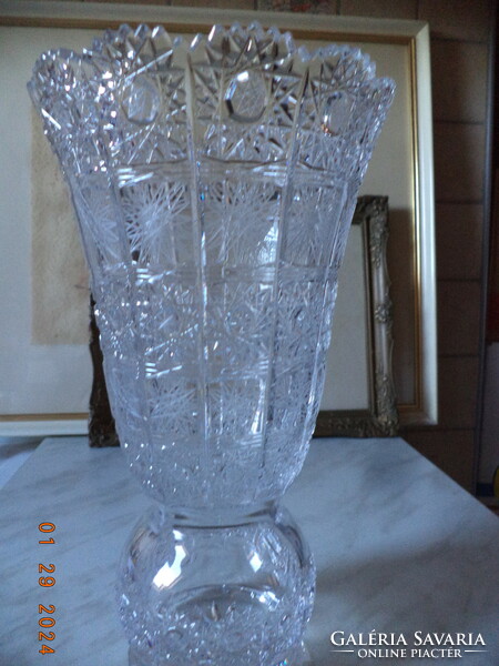Csodás ólomkristály váza ! 3!5