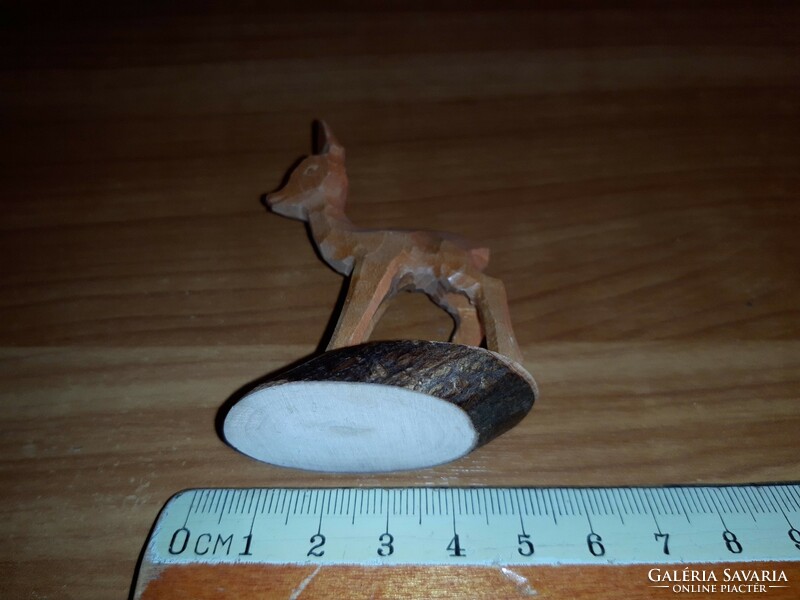 Visegrád hand-carved deer ornament deer figurine