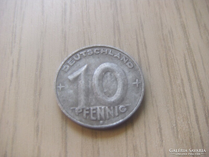 10   Pfennig   1950   (  E  )    Németország