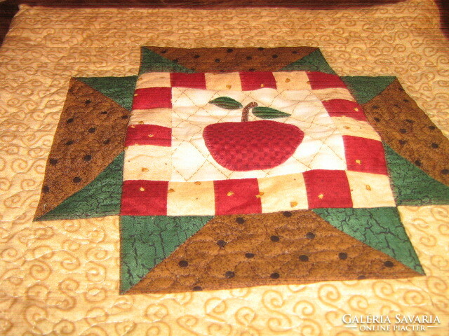 Charming colorful apple patchwork decorative cushion cover