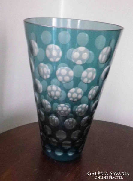 Interesting old Czech vase