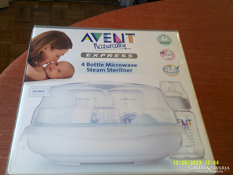 AVENT márkájú mikrohullámú baby üveg sterilizáló./Angol gyártmányú/