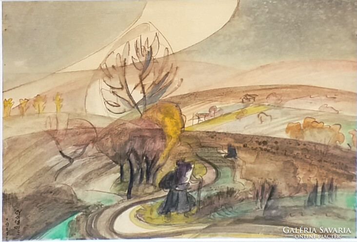 tibor Boromisza (1880 - 1960): winding road (homeward)