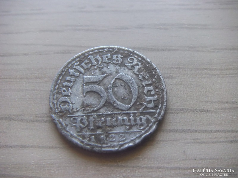 50   Pfennig   1922   (  D  )    Németország