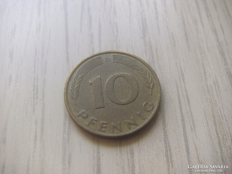 10   Pfennig   1980   (  D  )    Németország