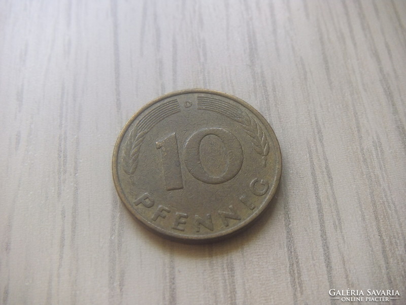 10 Pfennig 1980 ( d ) Germany