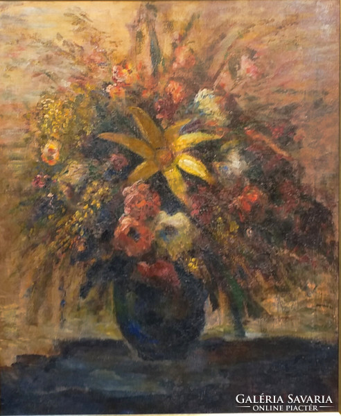 Iványi Grünwald Béla (1867 - 1940) : Tavaszi virágcsokor