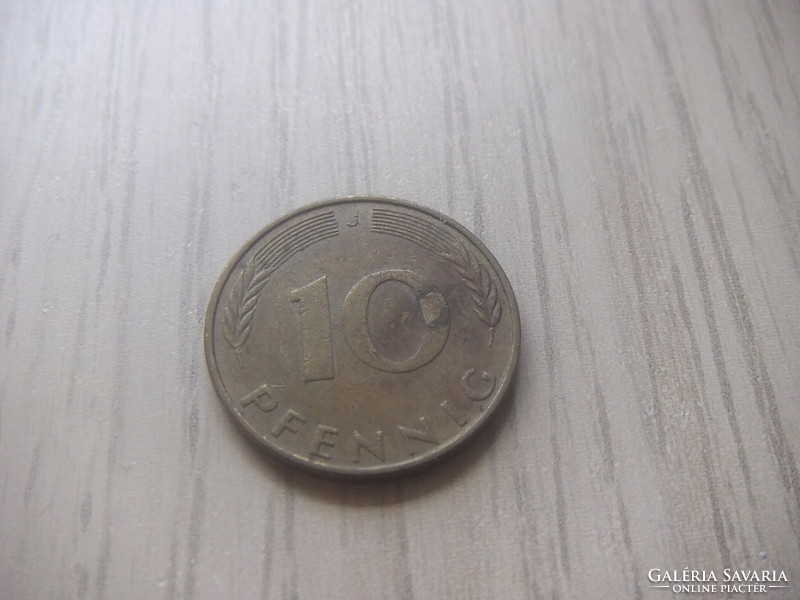 10   Pfennig   1971   (  J  )    Németország