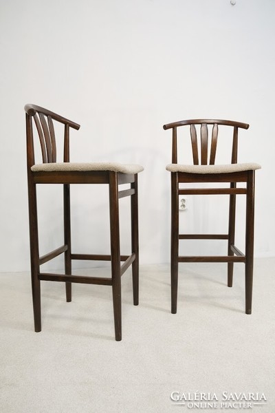 Thonet bárszék pár, hajlított bükkfából, 1970-es évek Magyarország