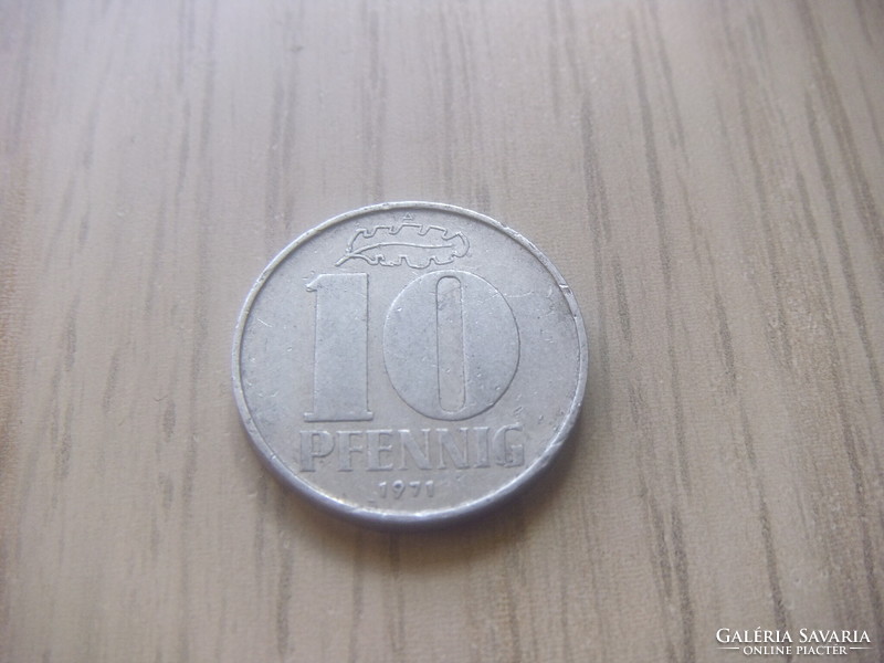 10   Pfennig   1971   (  A  )    Németország