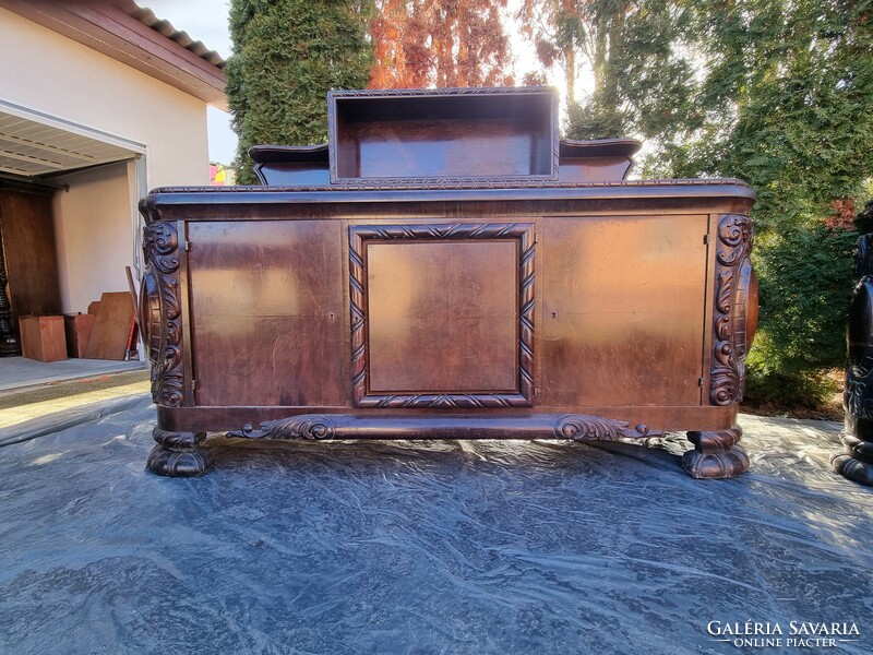 Art deco large sideboard, sideboard, dining table